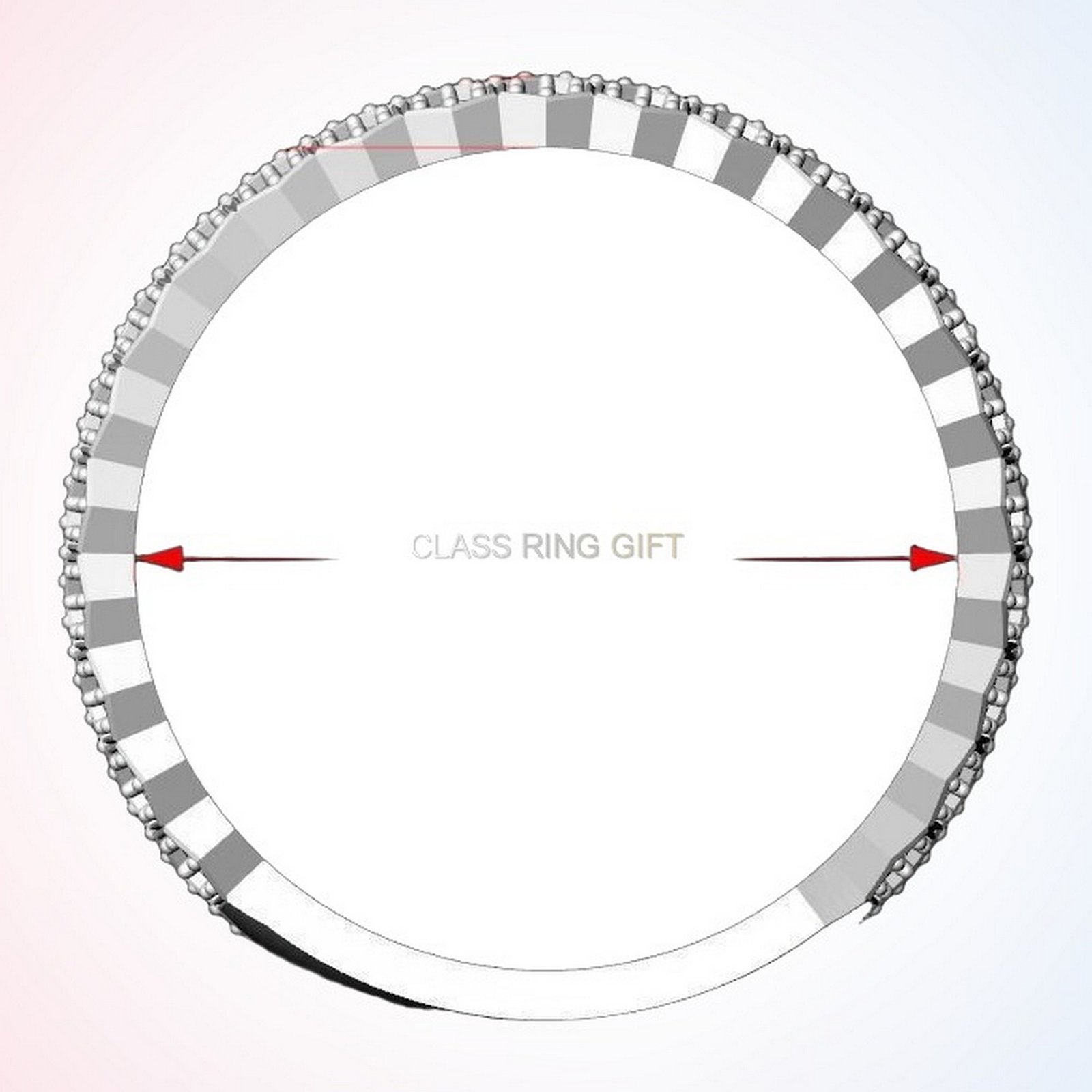 personalized gift exclusive from ring honeycomb pattern 925 silver