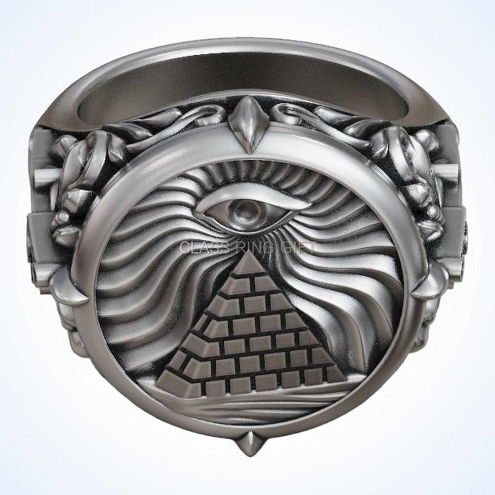 Gift for him masonic all, back and band detail view