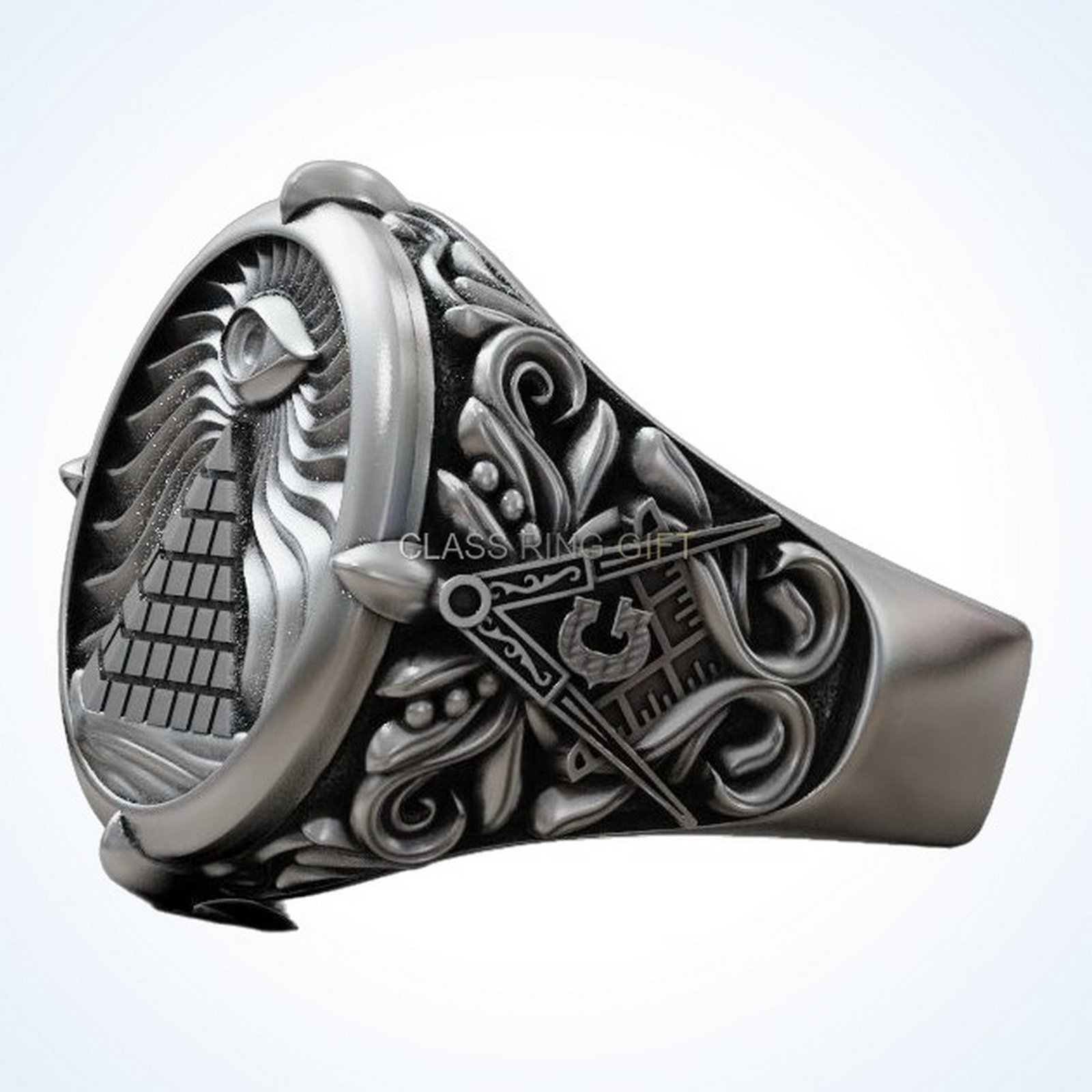 Gift for him masonic all, angled three-quarter side view