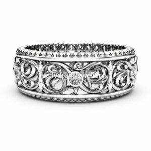 Plain Silver Band Ring, Classic Sterling Silver Band