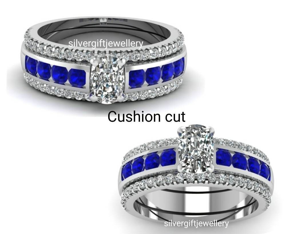 Anniversary Ring for Wife, Sparkling Stone 925 Silver - Image 4