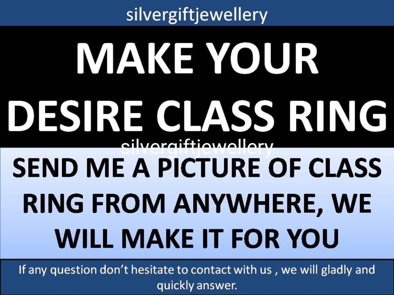 Rose Gold Senior Ring for Her, Rose Gold Plated High School Ring - Image 6