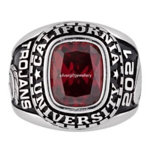 Senior Ring for Women and Girls, Handcrafted 925 Silver