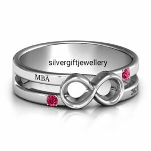 Infinite Learning Ring, Infinity Class Ring 925 Silver