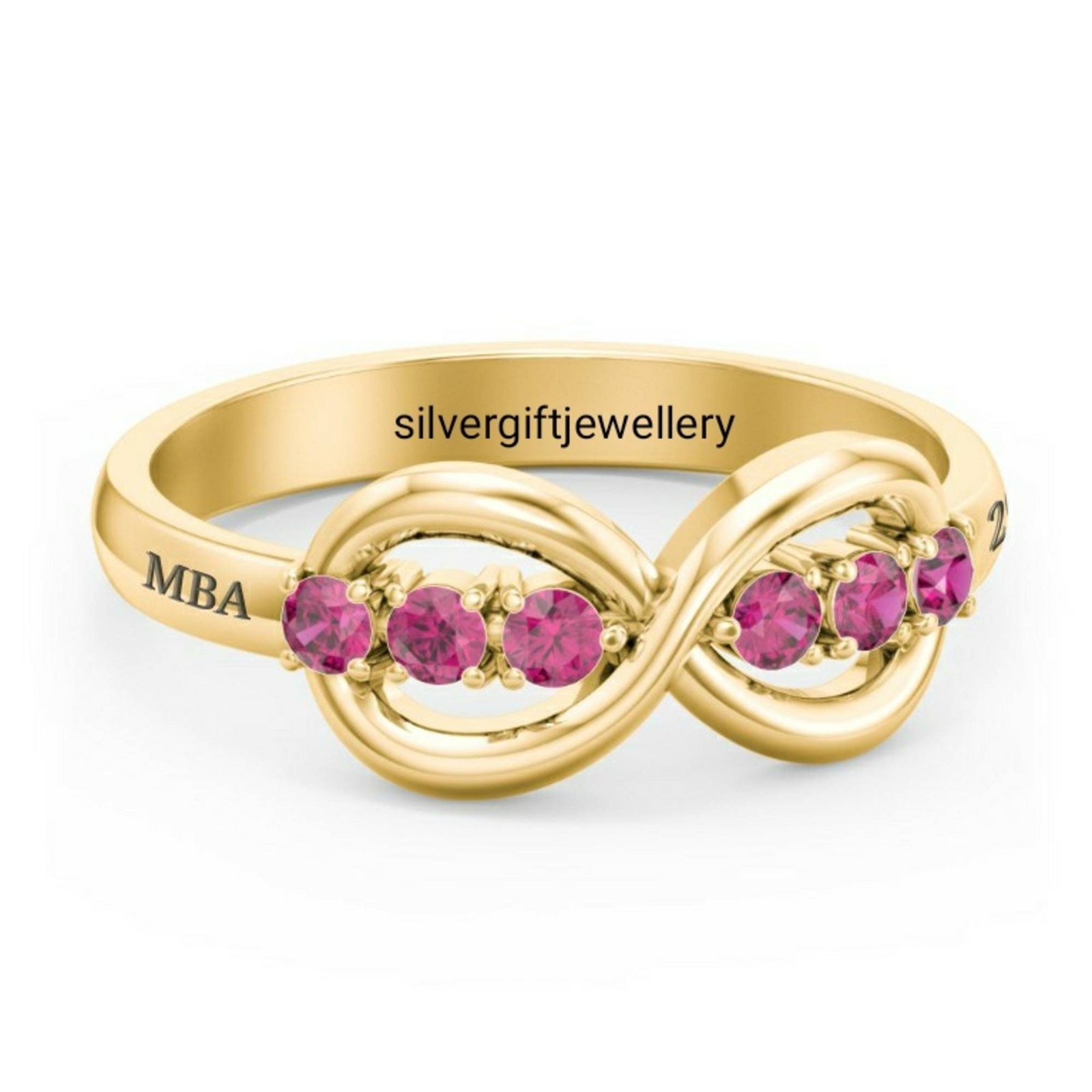 Everyday Senior Ring, Signature Graduation Ring 925 Silver - Image 3