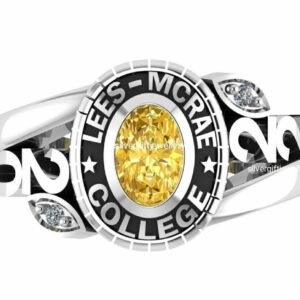 Refined Graduation Ring for Her, Any Year 925 Silver