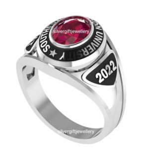 Handmade Class Ring Any Year, Timeless 925 Silver