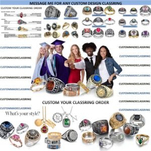 Build Your Own Class Ring, Any School or University in 925 Silver