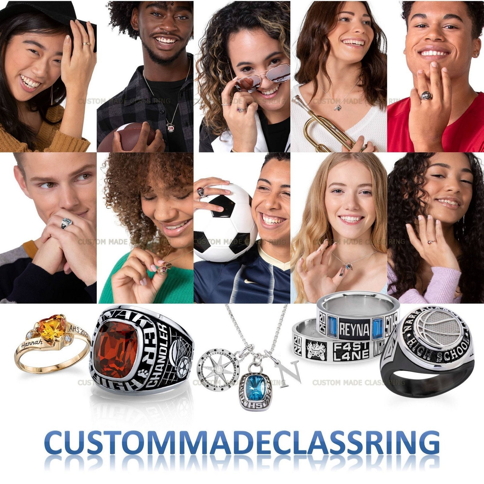 Timeless Senior Ring for Her, Bright Stone 925 Sterling Silver - Image 7
