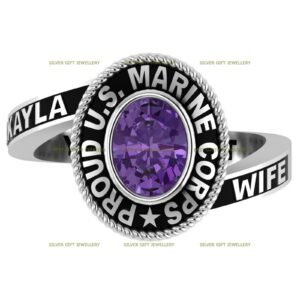 Deep Engraved School Ring, Handcrafted 925 Silver Class Ring