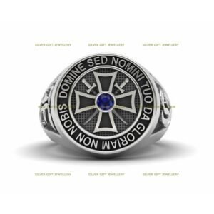 Refined High School Ring for Her, Personalized 925 Silver
