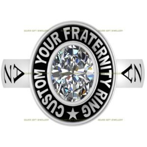 Prestige Class Ring for Her, Gold Tone 925 Silver