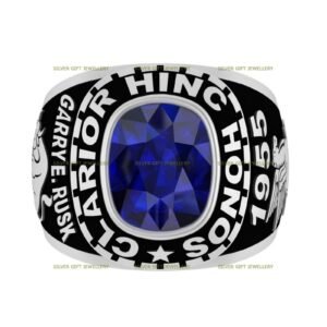 High School Graduation Ring for All, Classic Senior Ring 925 Silver
