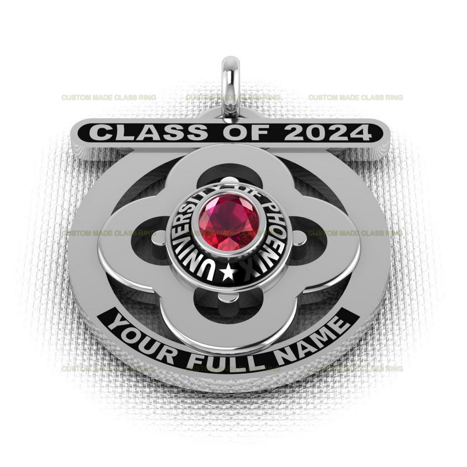 Class of 2026 Pendant, Graduation Necklace Any Year in 925 Silver - Image 8
