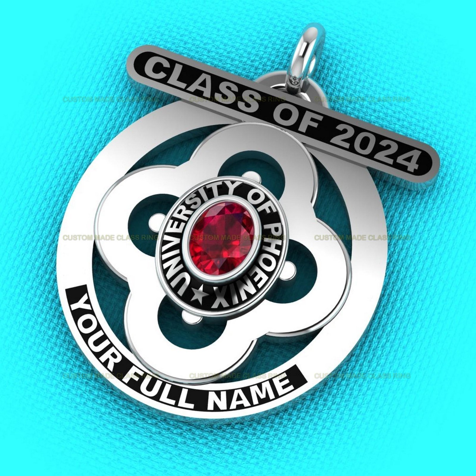 Class of 2026 Pendant, Graduation Necklace Any Year in 925 Silver - Image 7