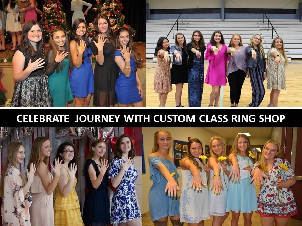 College Ring for Any University, Personalized 925 Silver Gift - Image 10